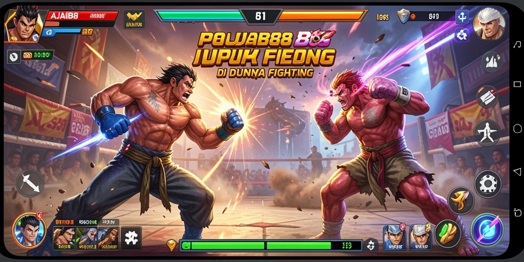 Gameplay AJAIB88 yang menampilkan aksi pertarungan seru.