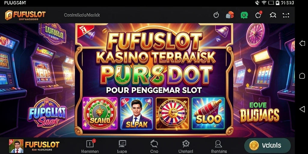 Tampilan gameplay menarik dari FUFUSLOT yang menunjukkan slot dan fitur bonus.