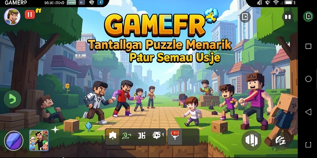 Tangkapan layar GAMERP menampilkan tantangan puzzle yang menarik dan gameplay yang mengasyikkan.