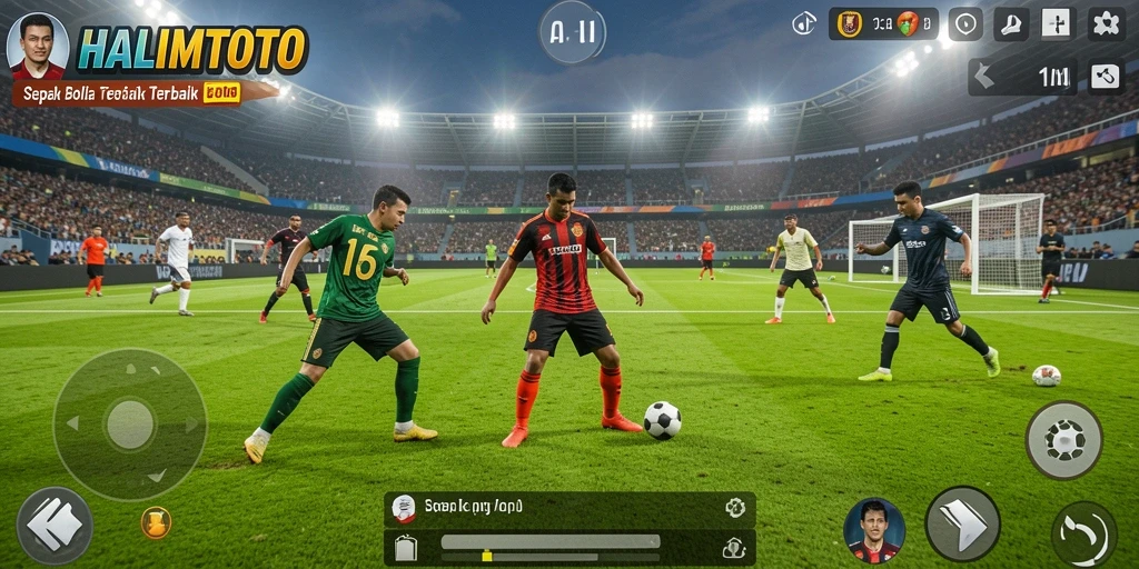 Tampilan gameplay yang menakjubkan di HALIMTOTO.