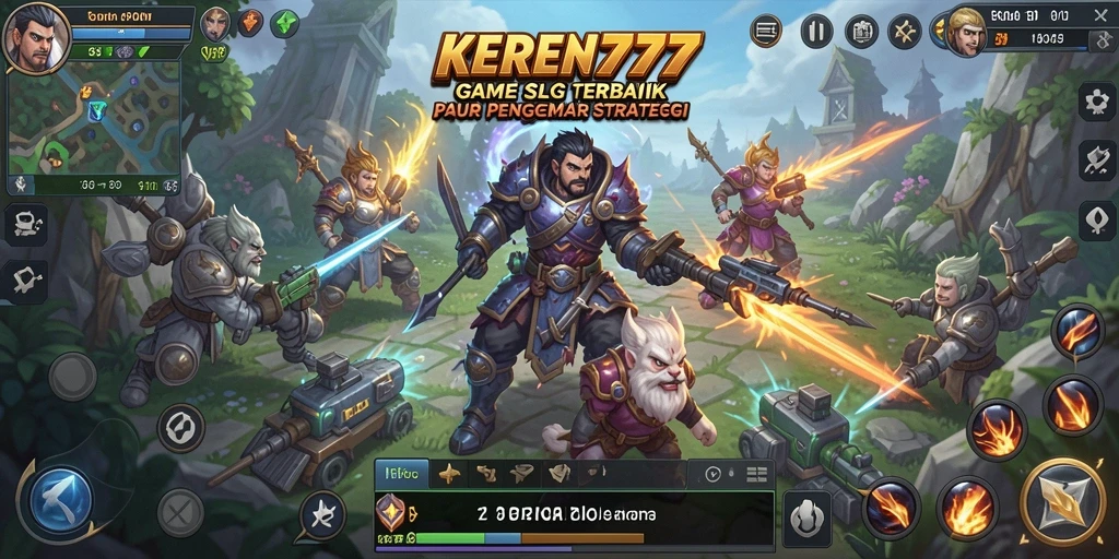Tampilan gameplay KEREN777 dengan grafik yang memukau.
