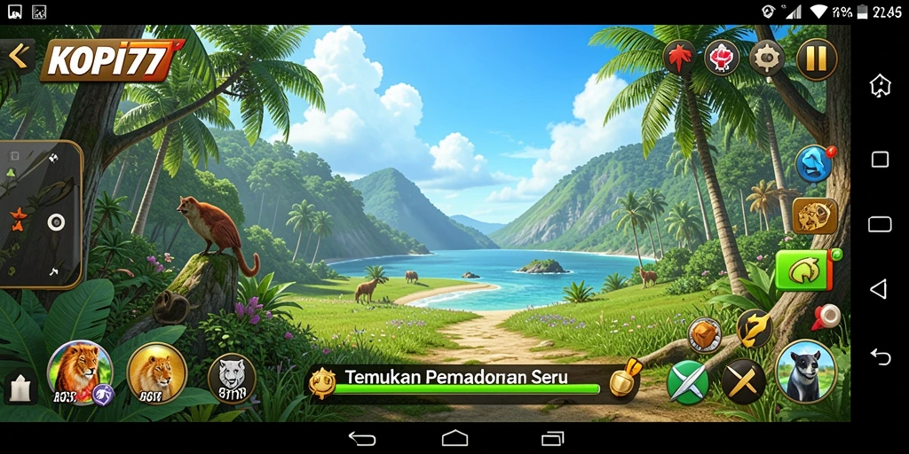 Tampilan gameplay seru dari KOPI77 yang memikat.