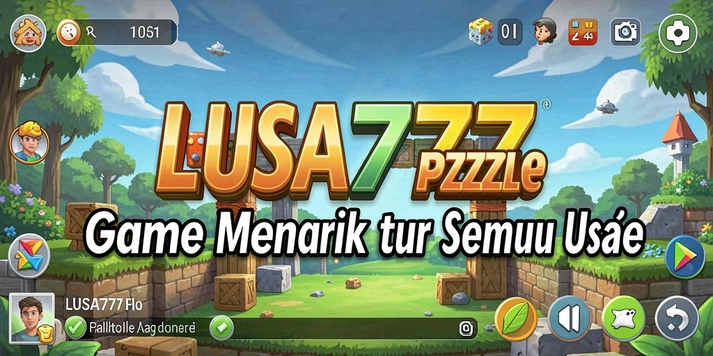 Gameplay menarik LUSA777 dengan tantangan Puzzle yang menantang.