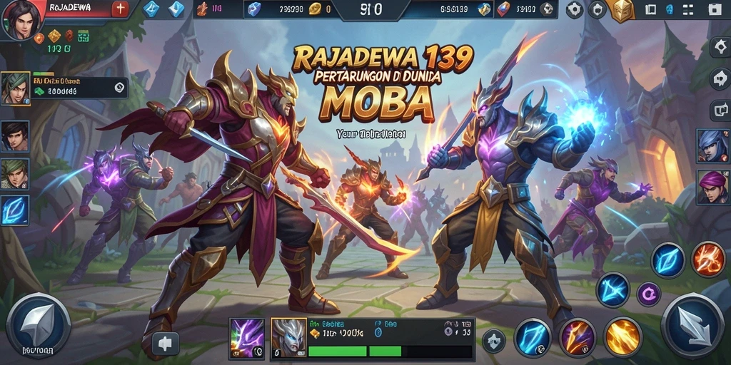 Tampilan gameplay seru di RAJADEWA138 dengan aksi pertarungan yang mendebarkan.