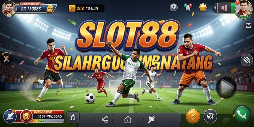 Tampilan menarik dari permainan olahraga di SLOT88.