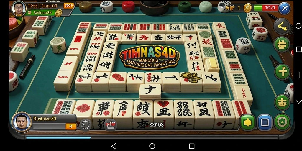 Screenshot gameplay TIMNAS4D yang menarik dalam permainan Mahjong.